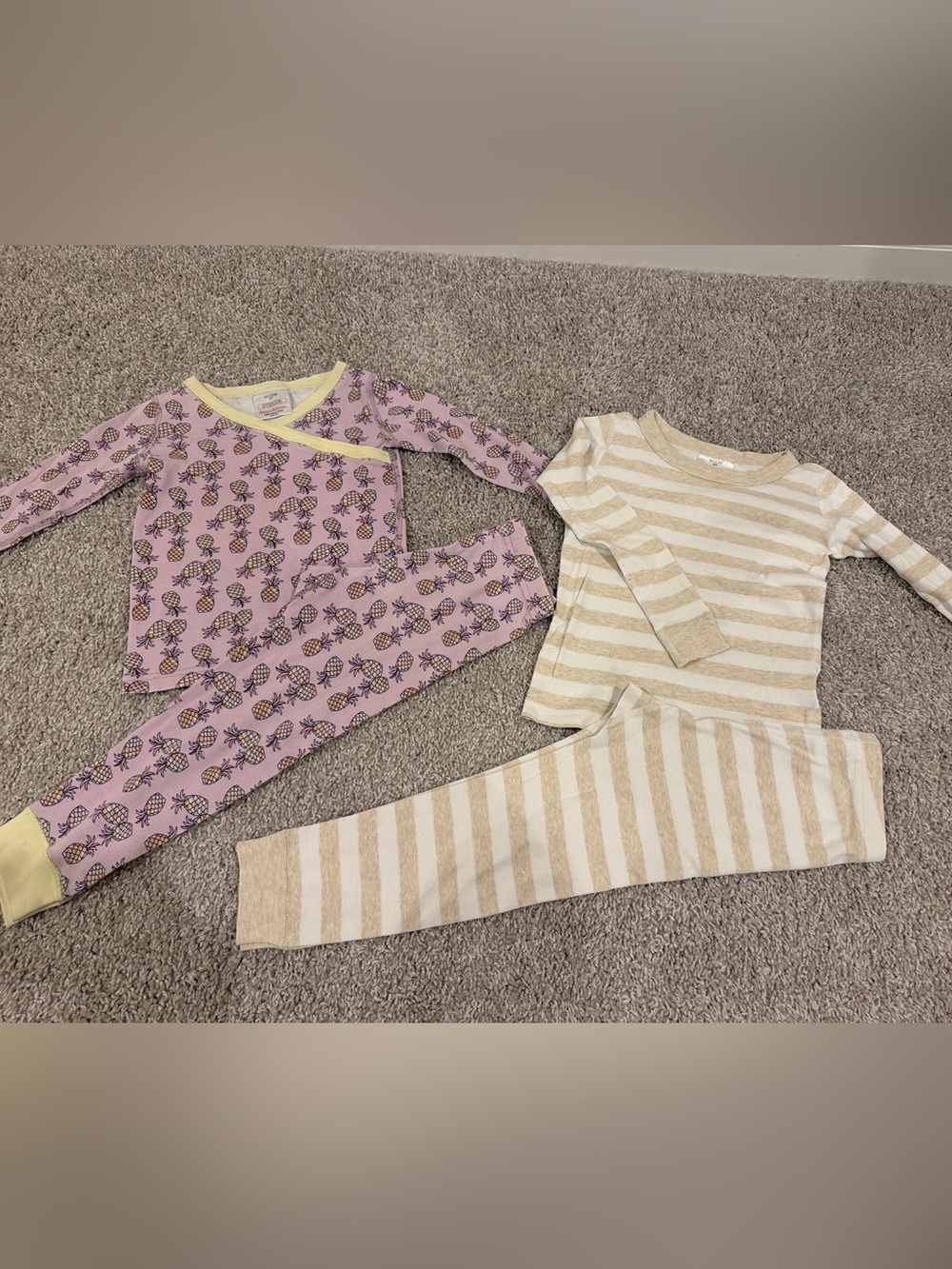 Set of 2 Hanna Andersson Organic Cotton Pajamas- Size 4